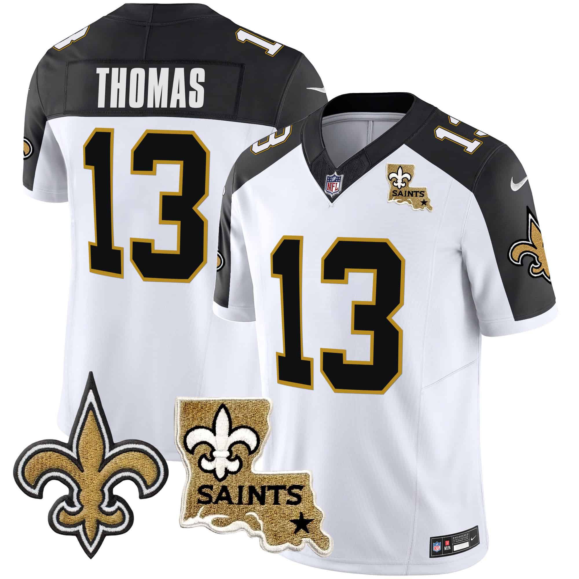 Men New Orleans Saints #13 Thomas White 2024 Nike Vapor Limited NFL Jersey style 1->indianapolis colts->NFL Jersey